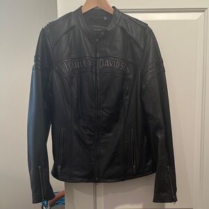 Harley-Davidson Black Leather Jacket for Women